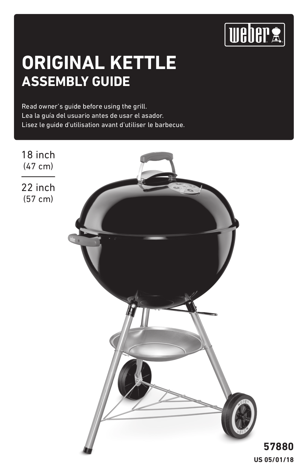 Weber Original Kettle User manual