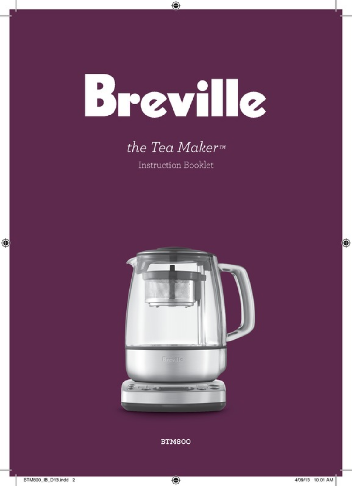 Breville BTM800BSS User Manual