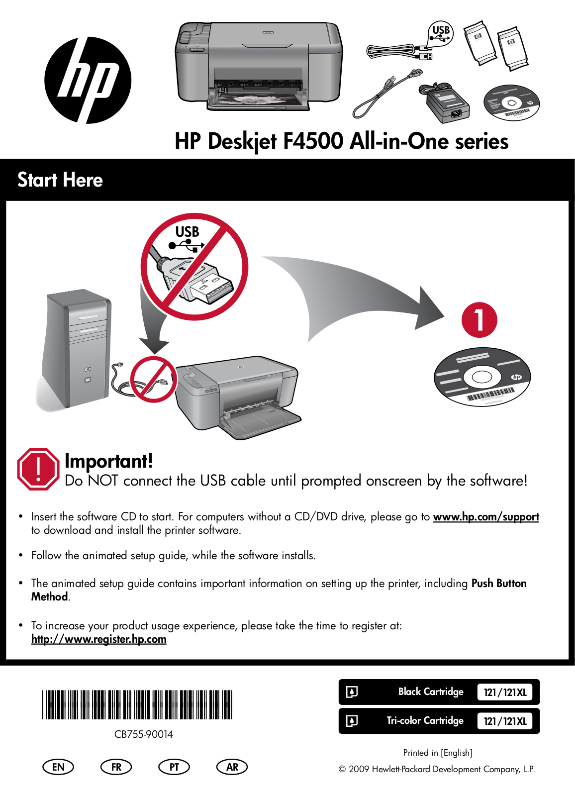 HP DESKJET F4580 User Manual