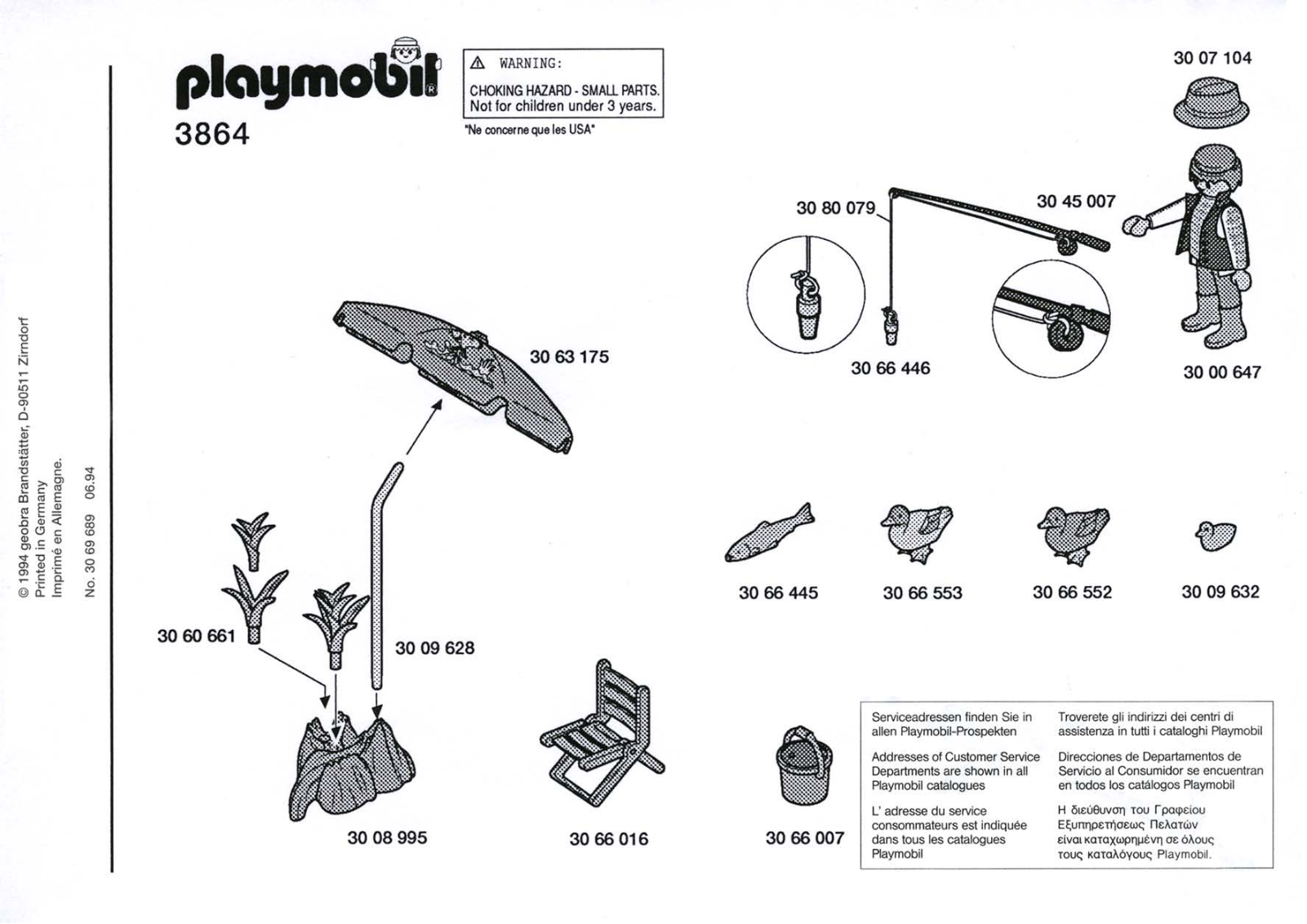 Playmobil 3864 Instructions