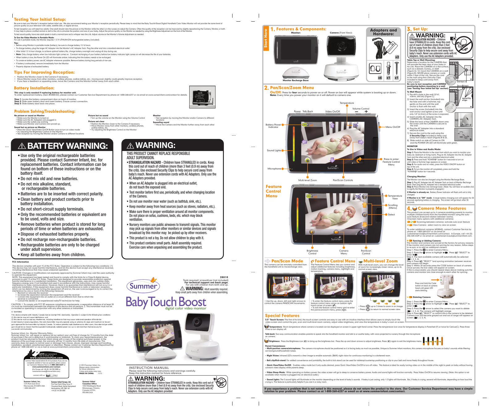 Summer Infant 868T Users Manual