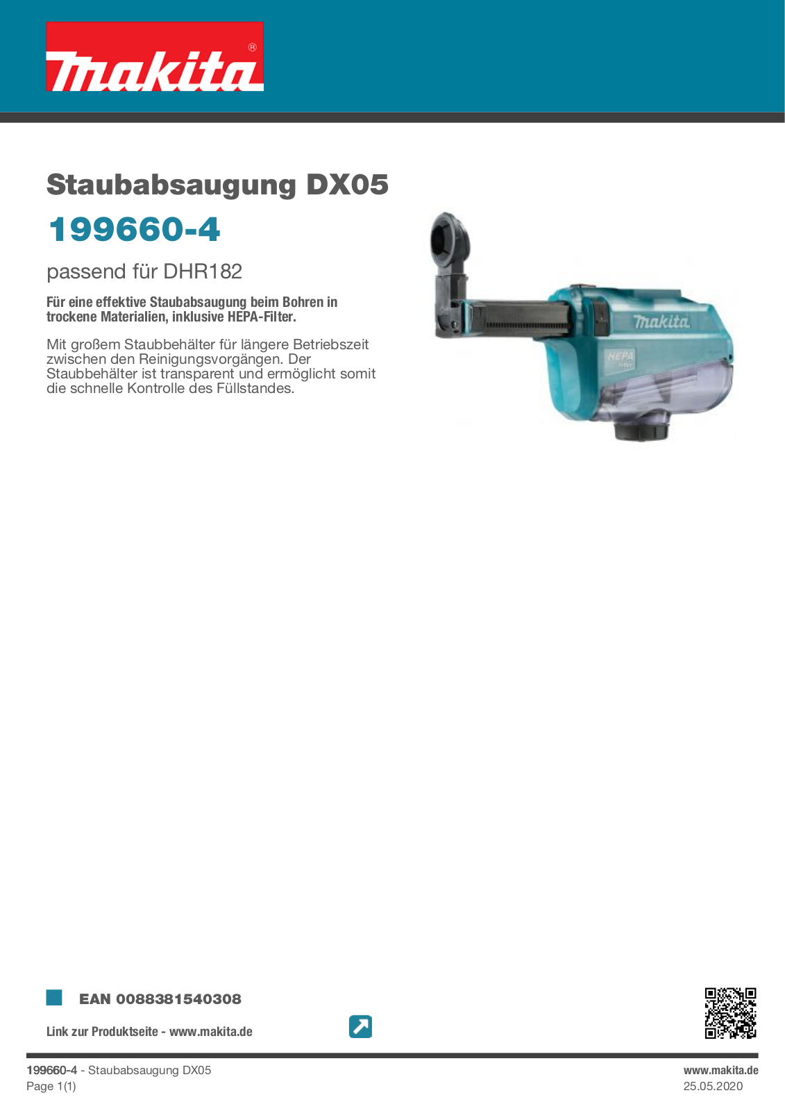 Makita DX05 Service Manual