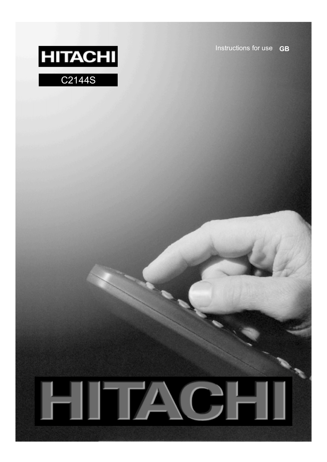 Hitachi C2144S User Manual