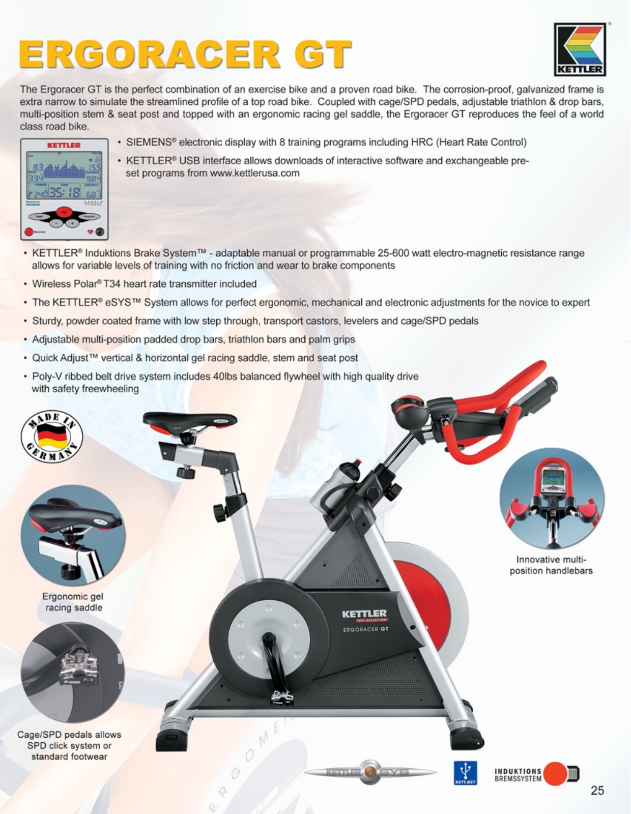 Kettler Ergoracer GT User Manual