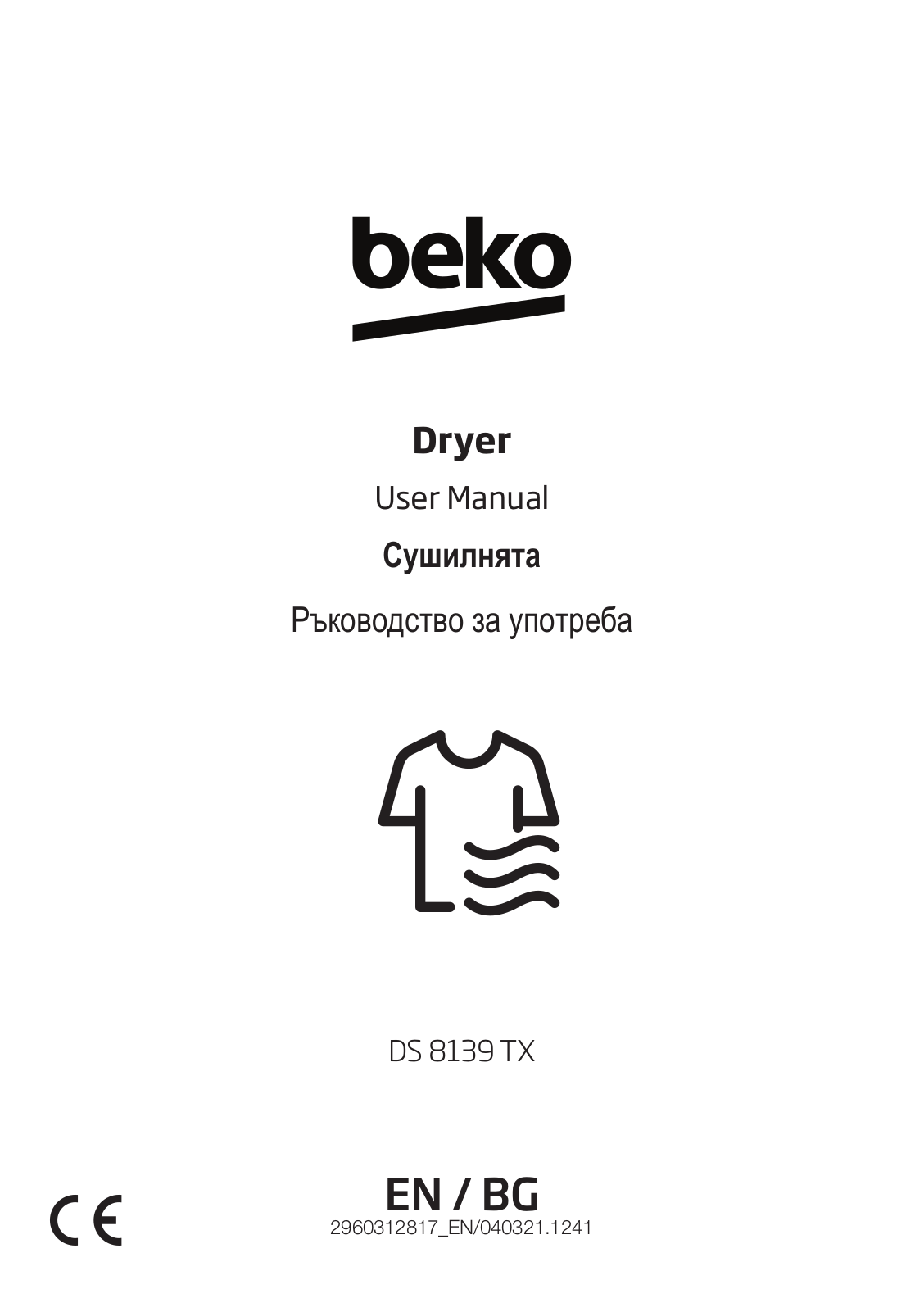 Beko DS 8139 TX User manual