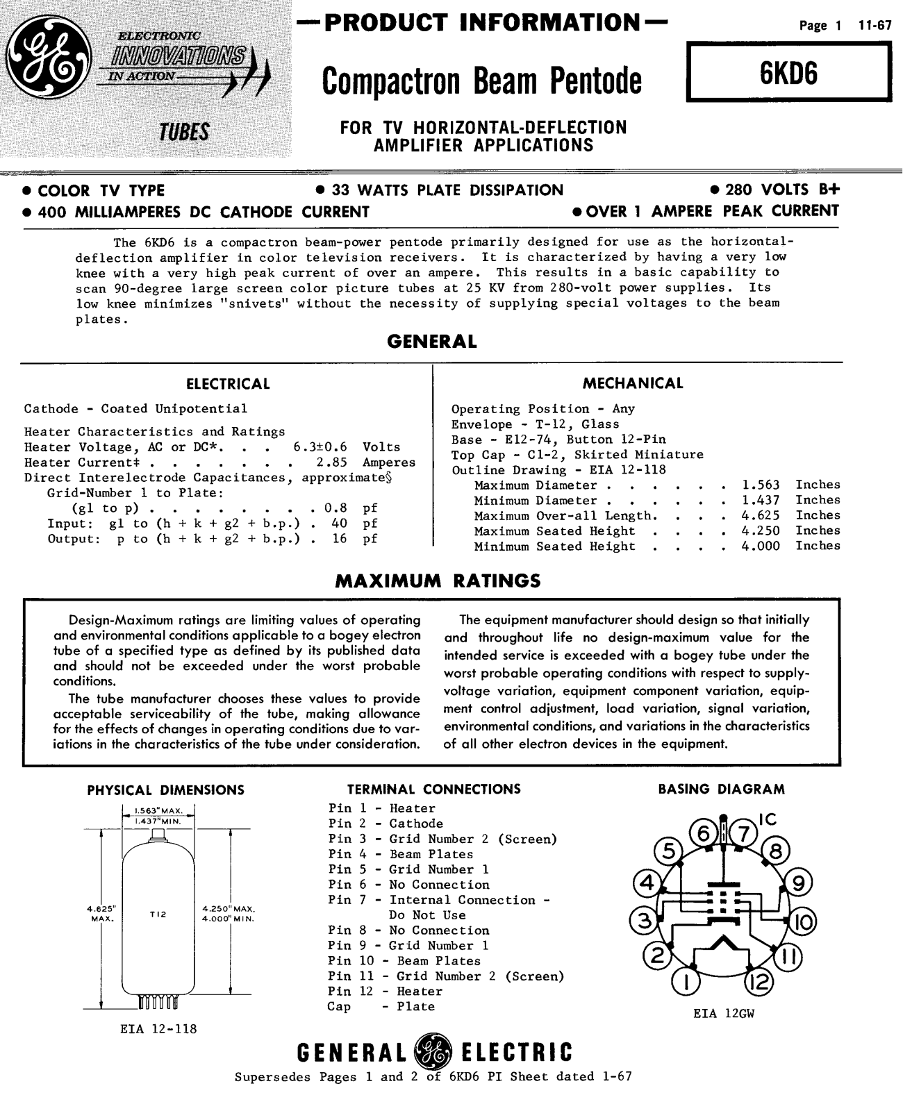 Datasheet 6KD6 Specification - ManualMachine.com