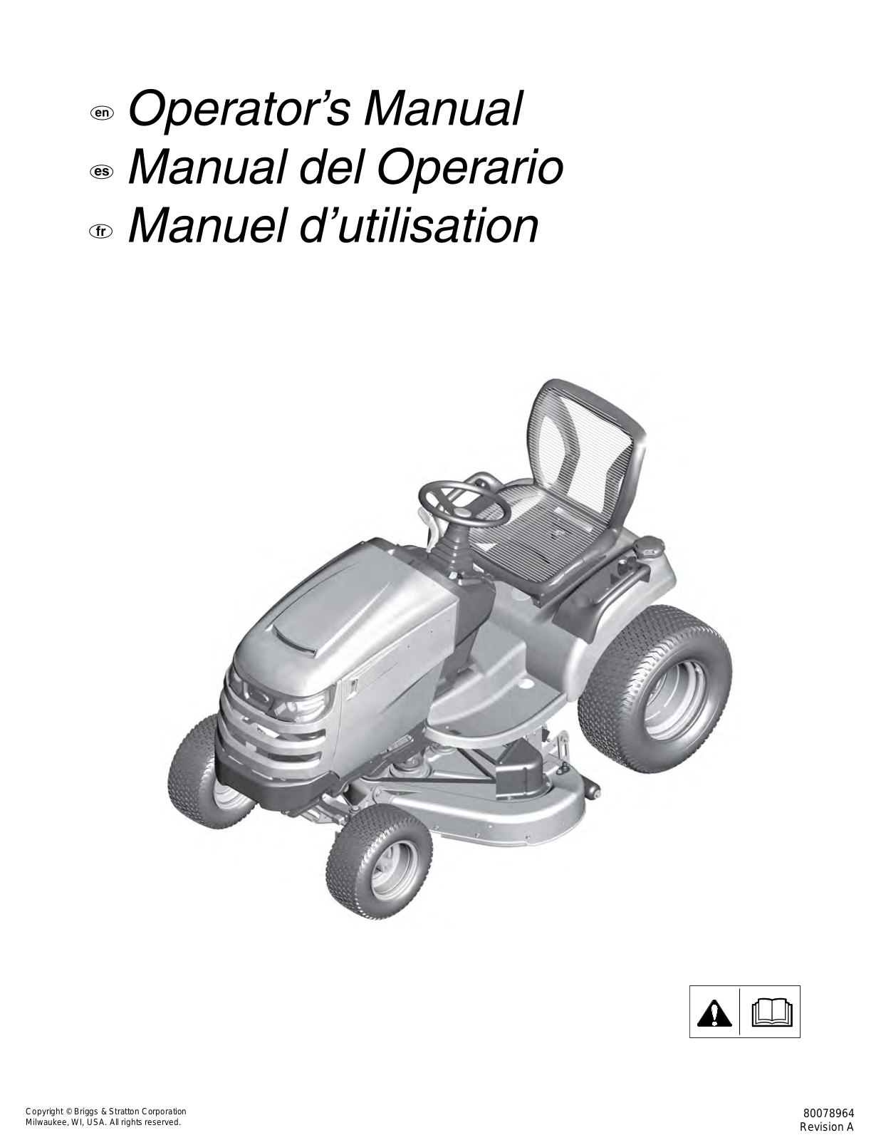 Simplicity 2691335, 2691418, 2691338, 2691468, 2691480 Operator's Manual