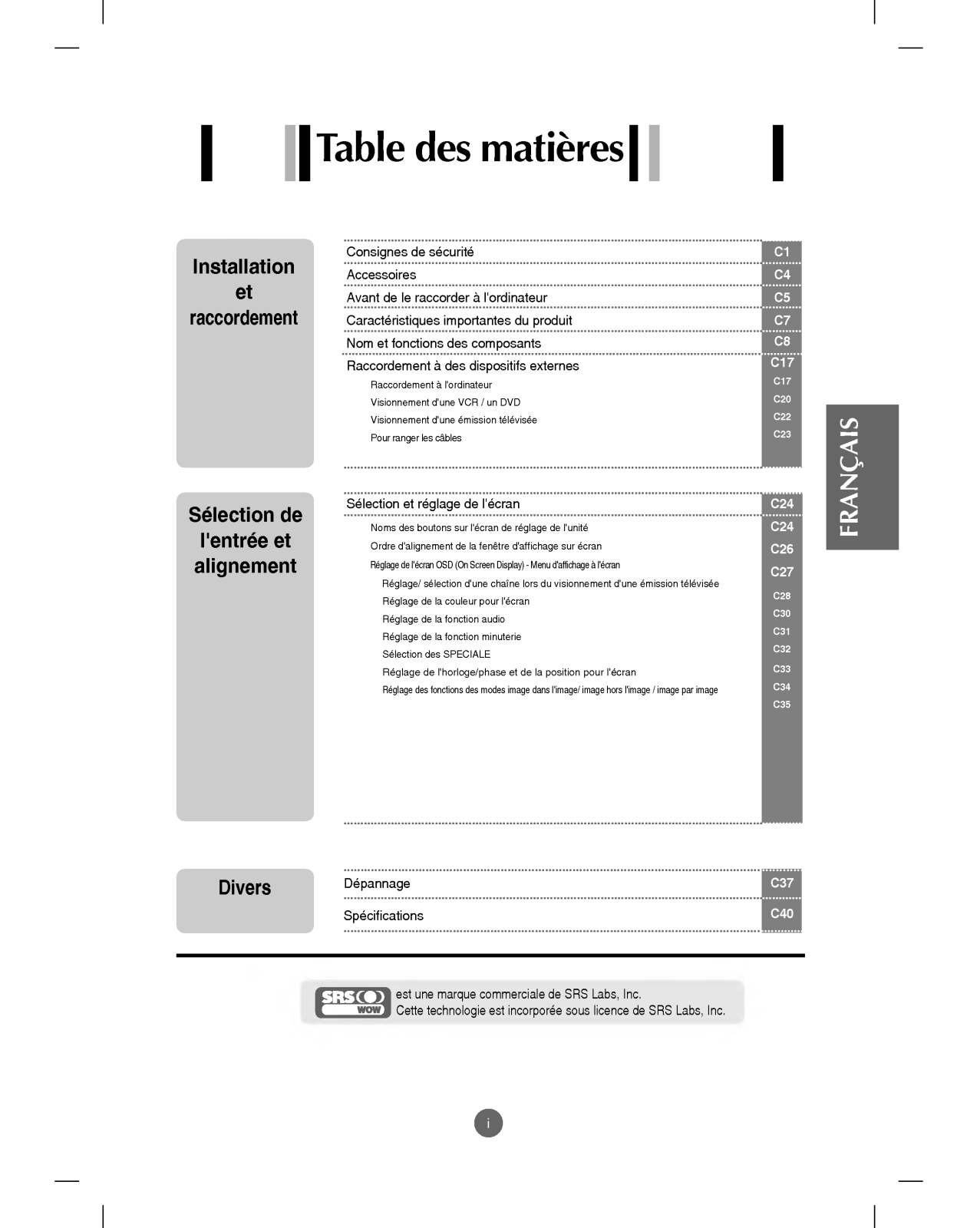 LG M173WA User Manual