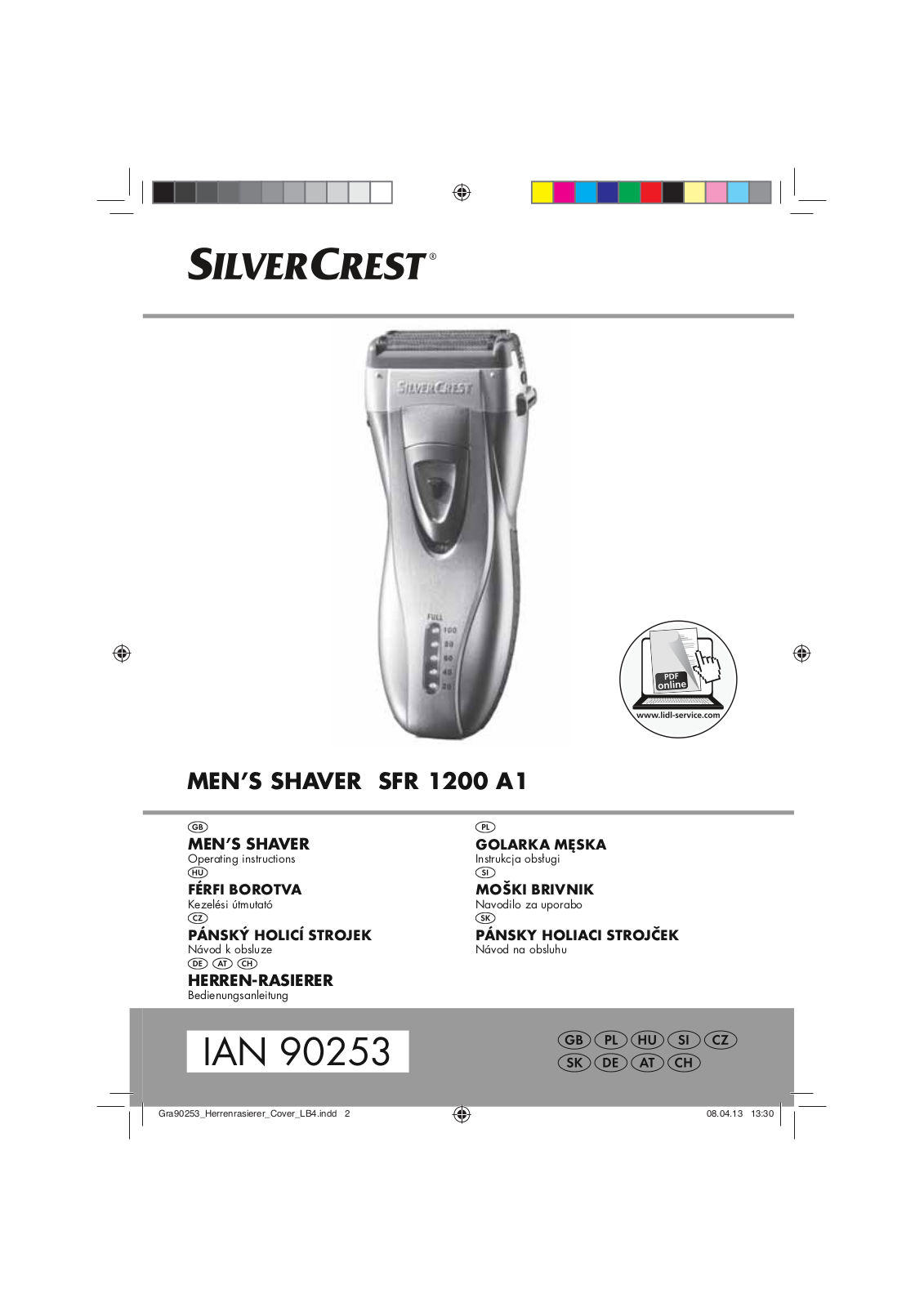 Silvercrest SFR 1200 A1 User Manual