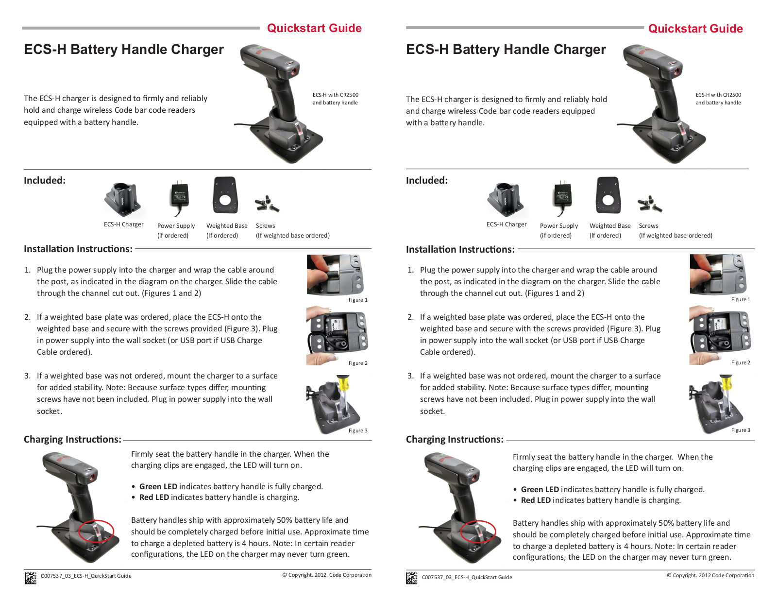 Code ECS-H User Manual