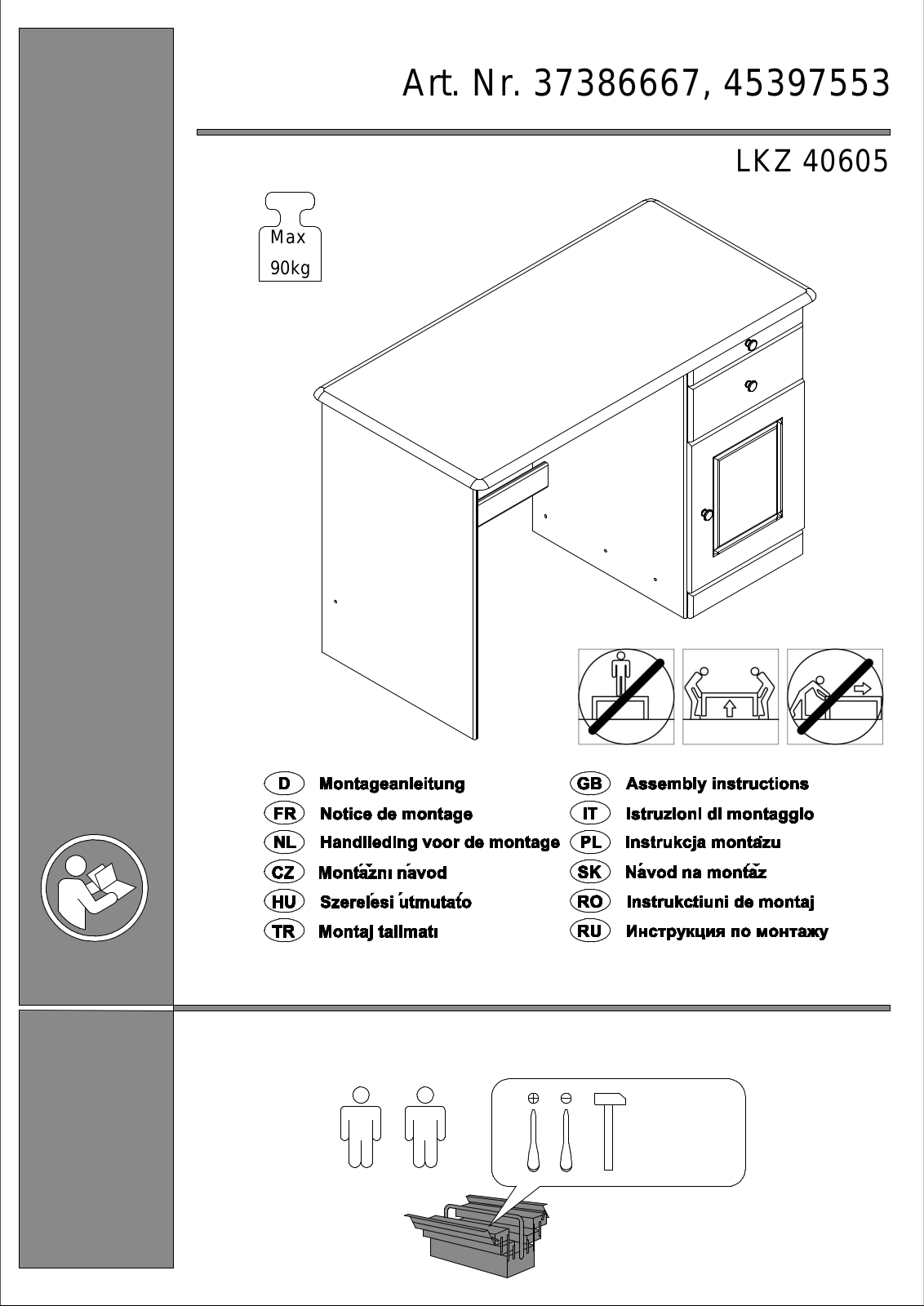 Home affaire Vadim Assembly instructions