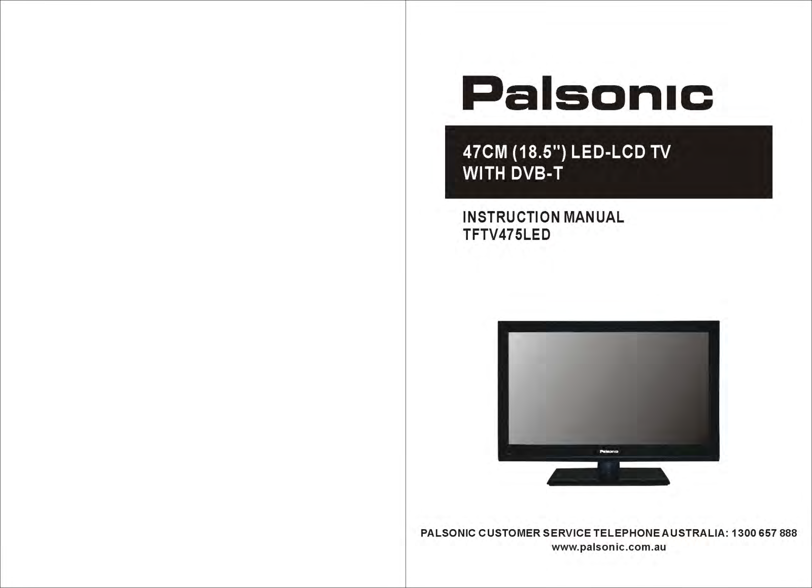 Palsonic TFTV475LED Owner Manual