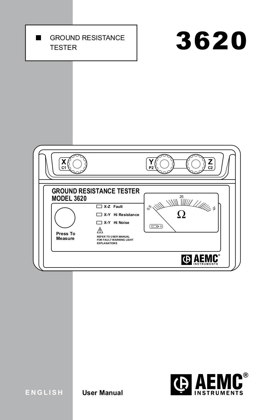 Aemc instruments 3620 User Manual