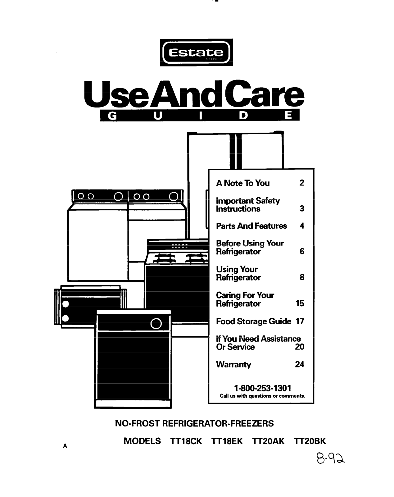 Whirlpool TT18EK, TT18CK User Manual - ManualMachine.com