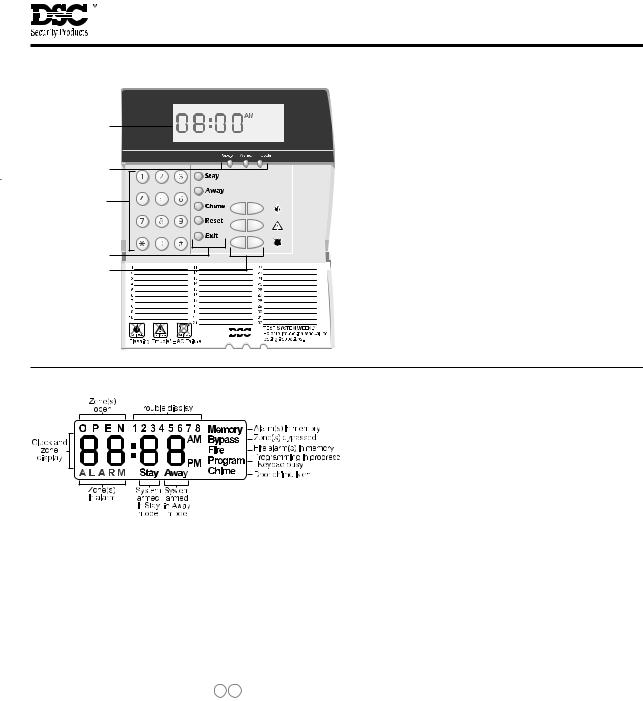 Dsc LCD-5501Z Manual