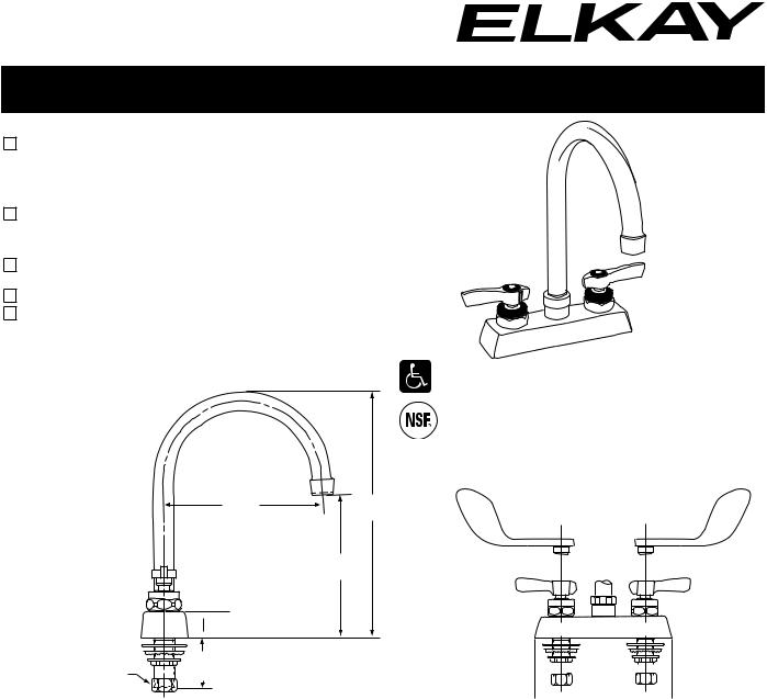 Elkay LK411ABH4, LK411A User Manual