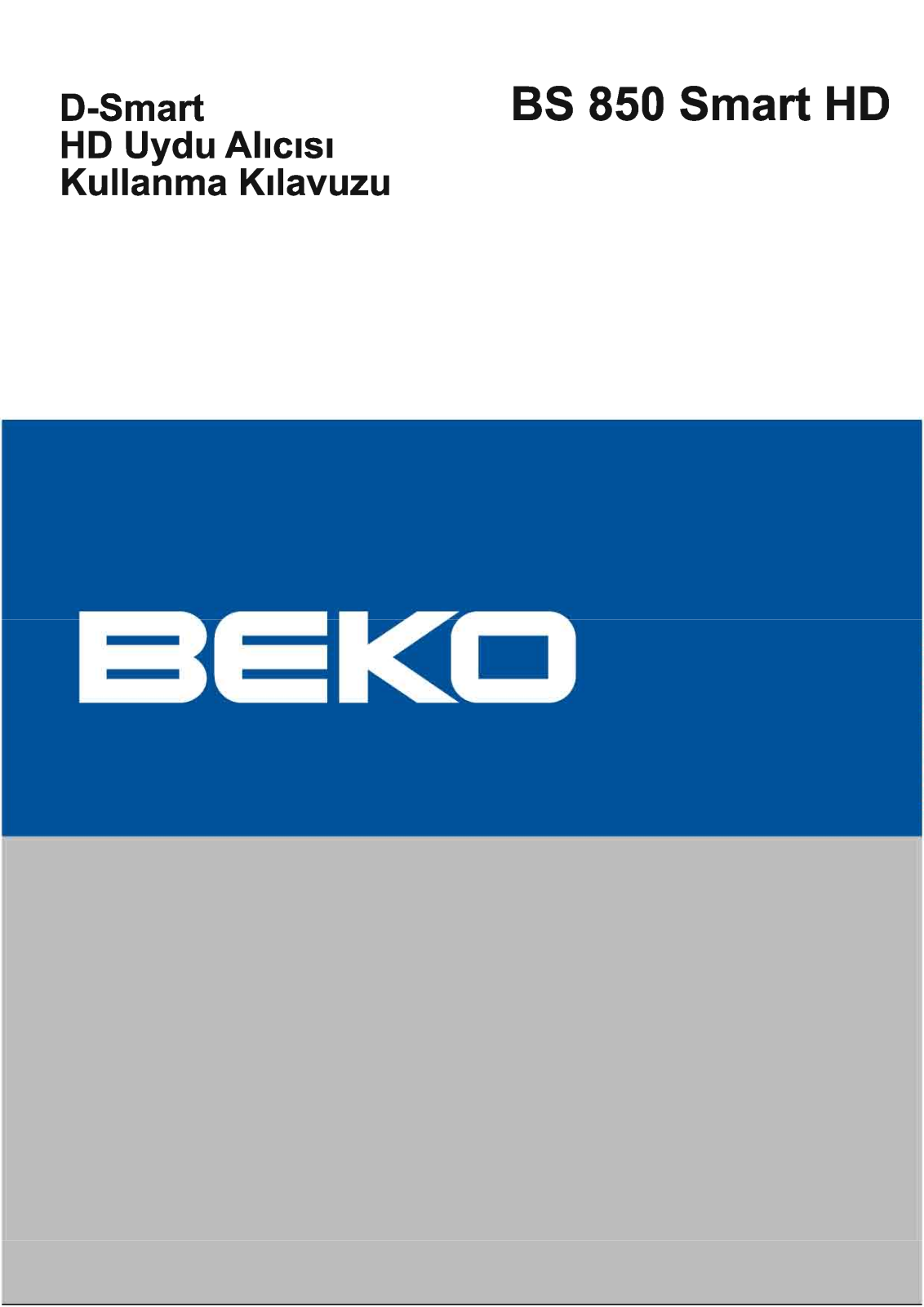 Beko BS 850 SMART HD Manual