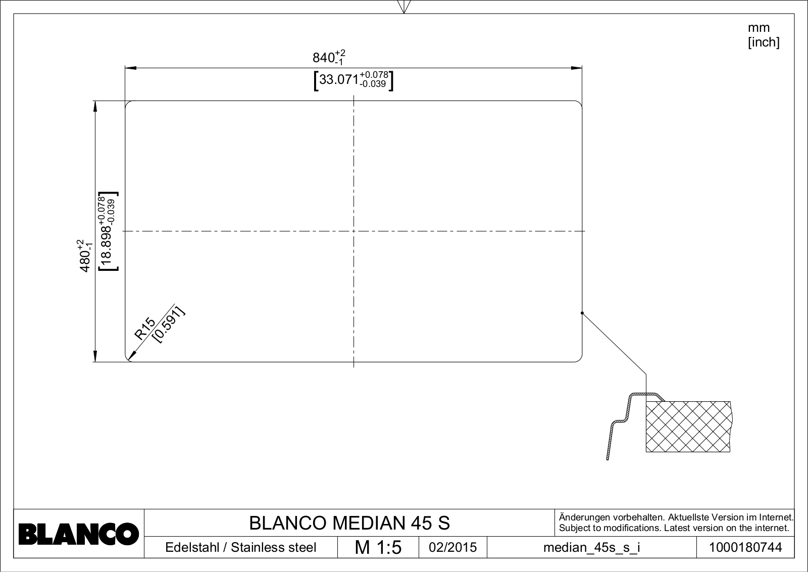 Blanco Median 45 S User Manual