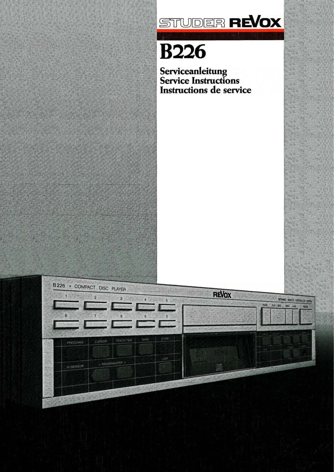 Revox B-226 Service manual