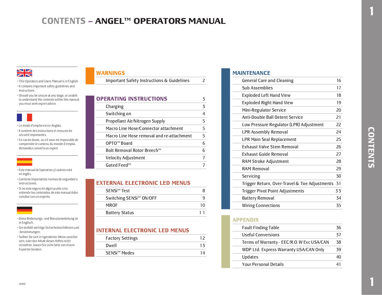 Angel Speed User Manual