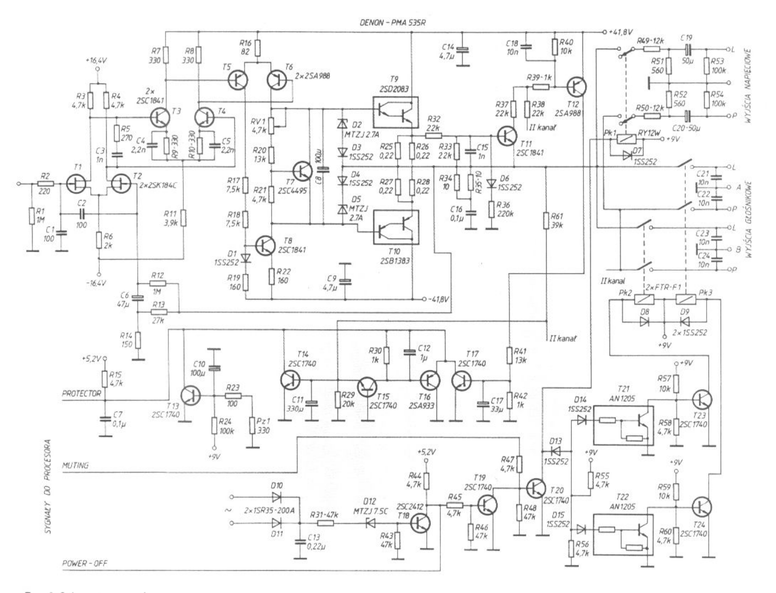 Denon PMA-535R Service Bulletin