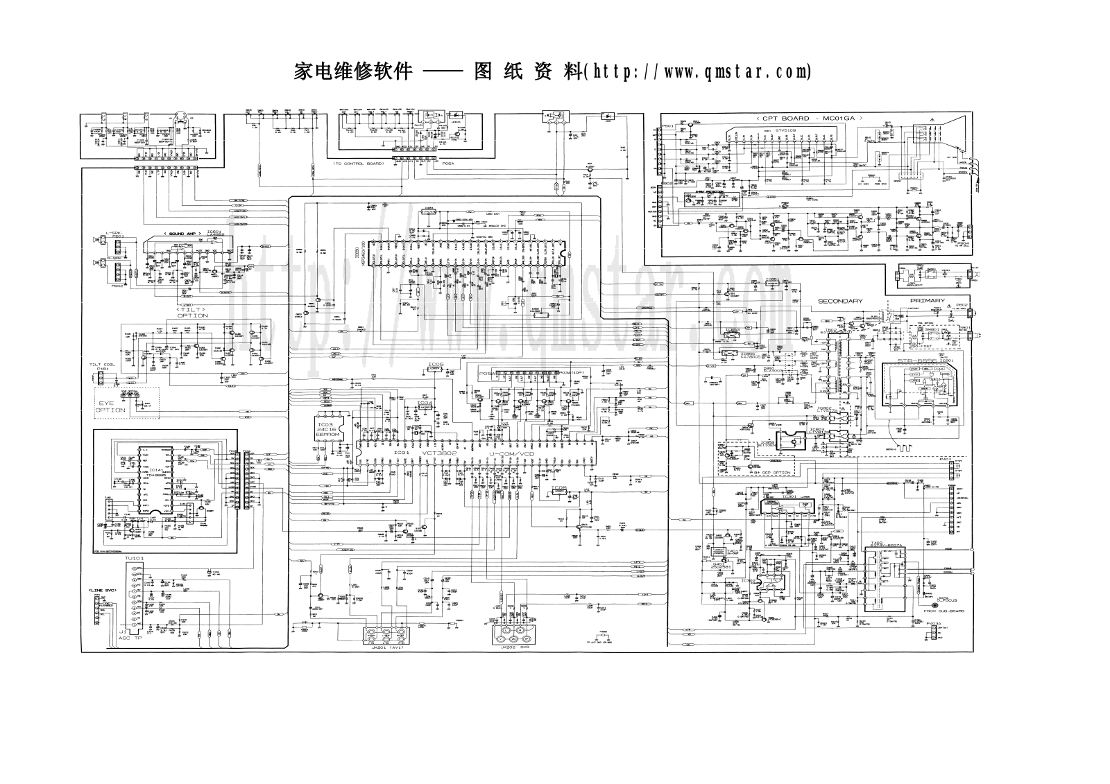 LG CT-29K92F Schematic