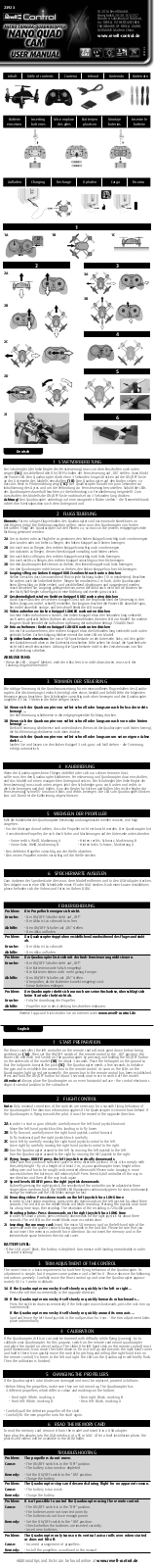 Revell Nano Quad Cam operation manual