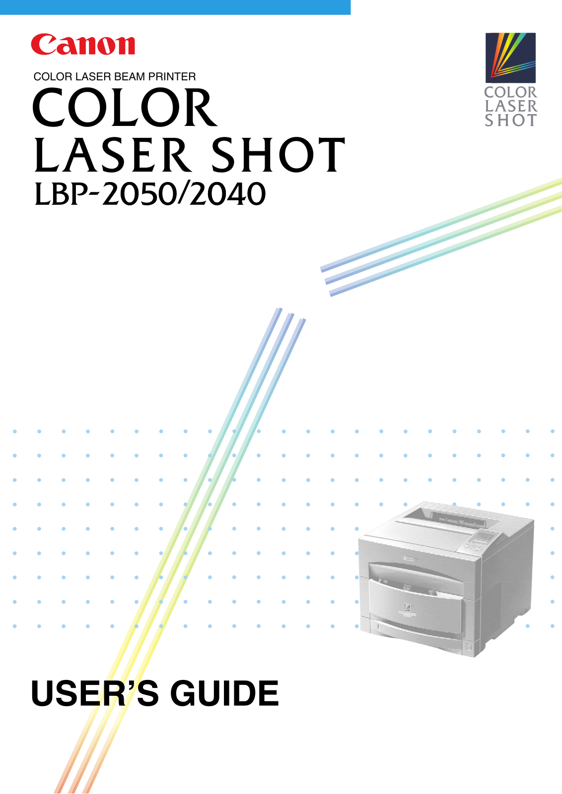 Canon LBP-2050 User's Guide