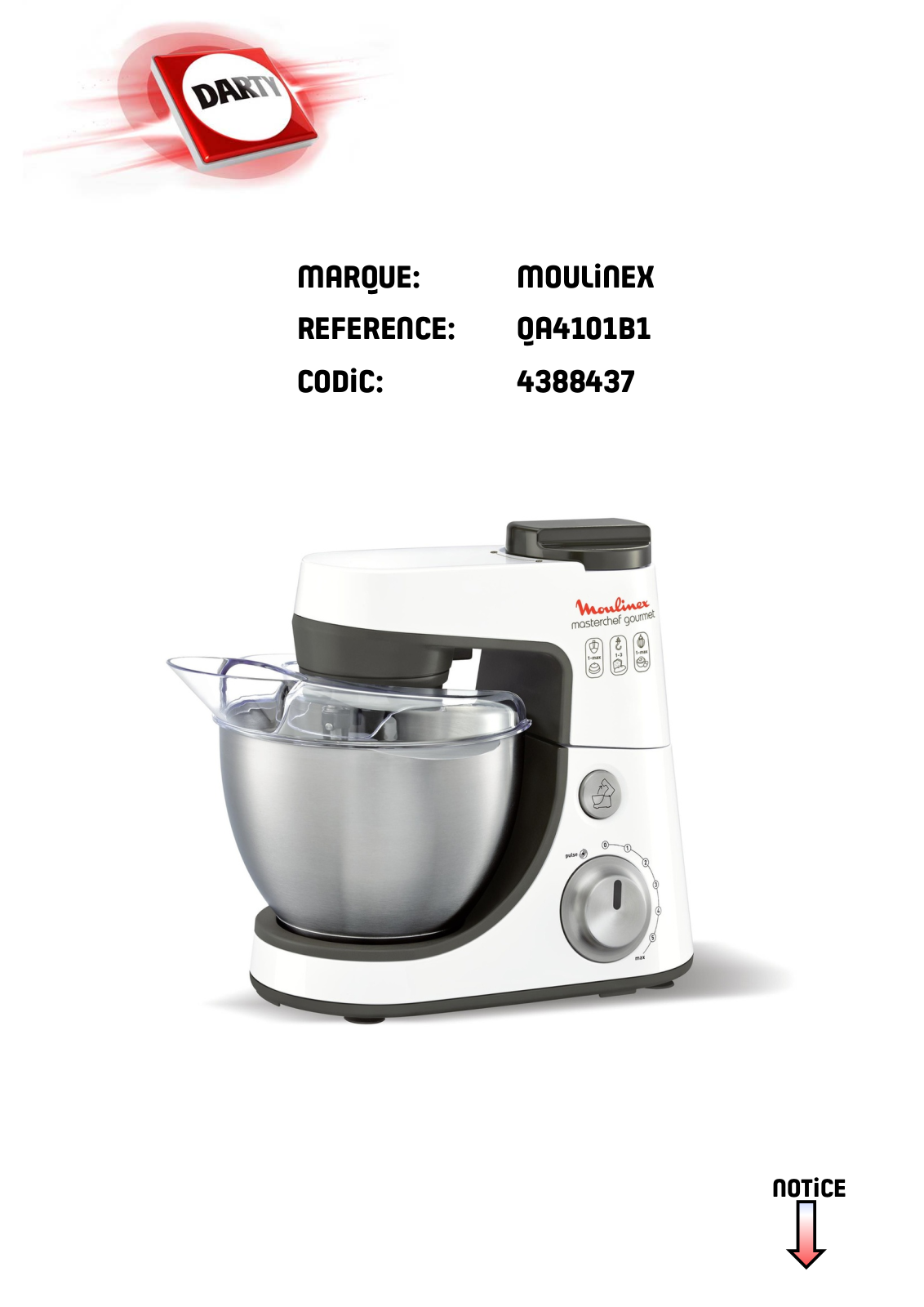 Moulinex QA4101 User Manual