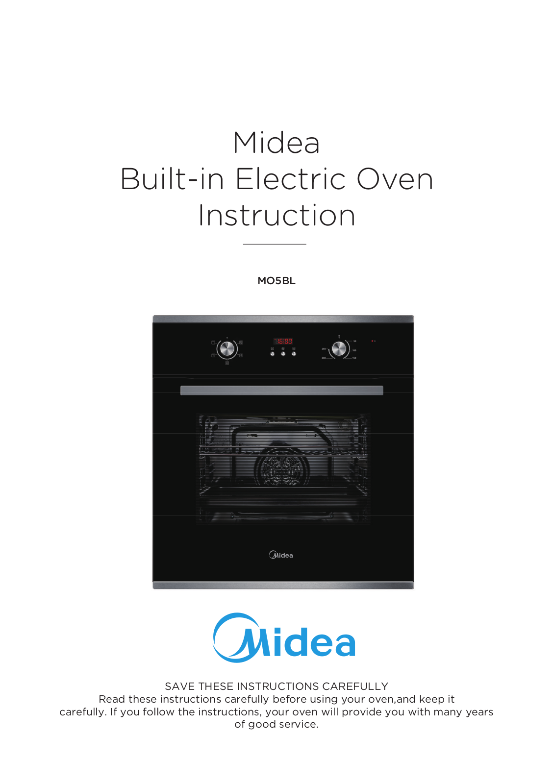 Midea MOC5BL User Manual