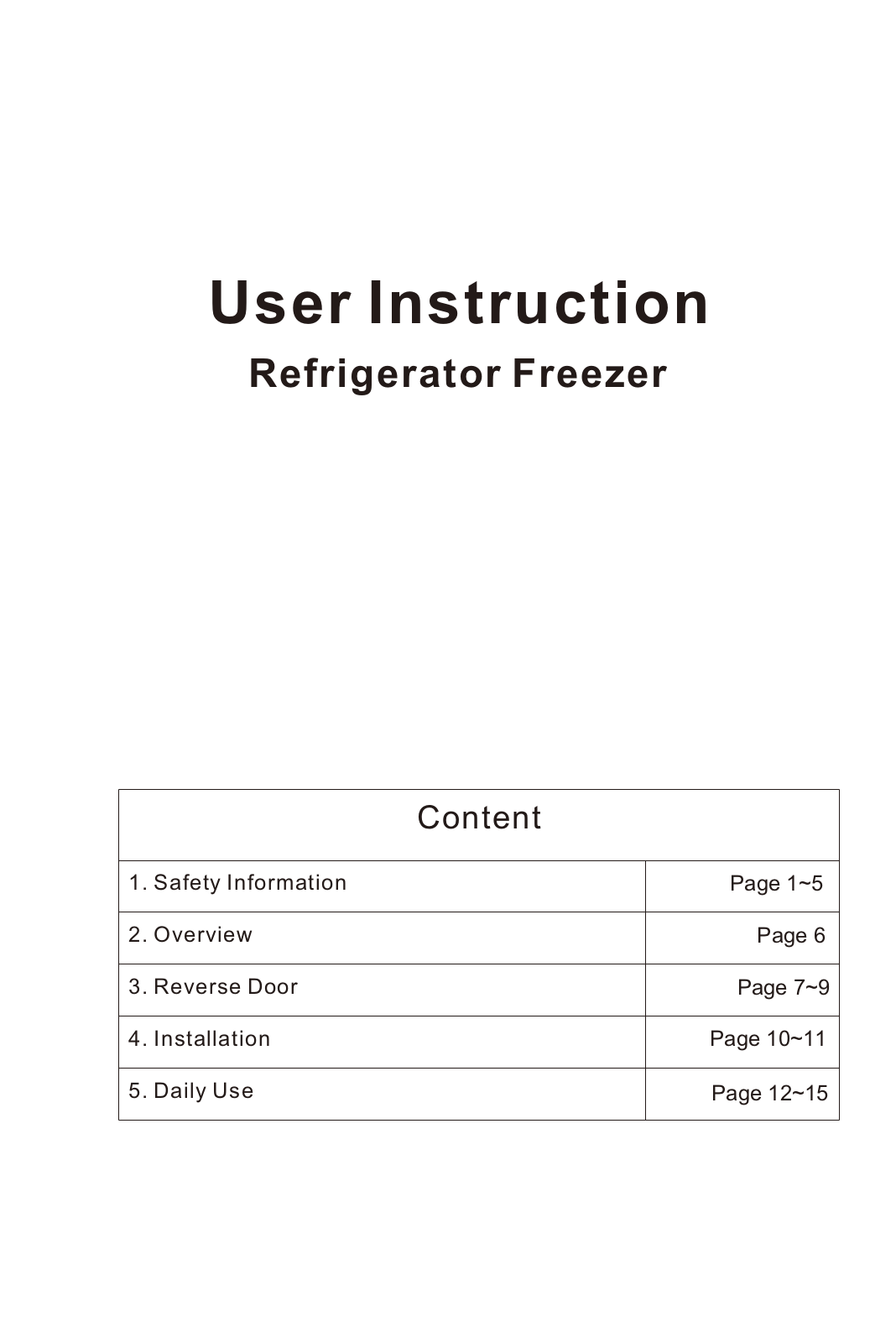 Impecca RA2070SLG User Manual