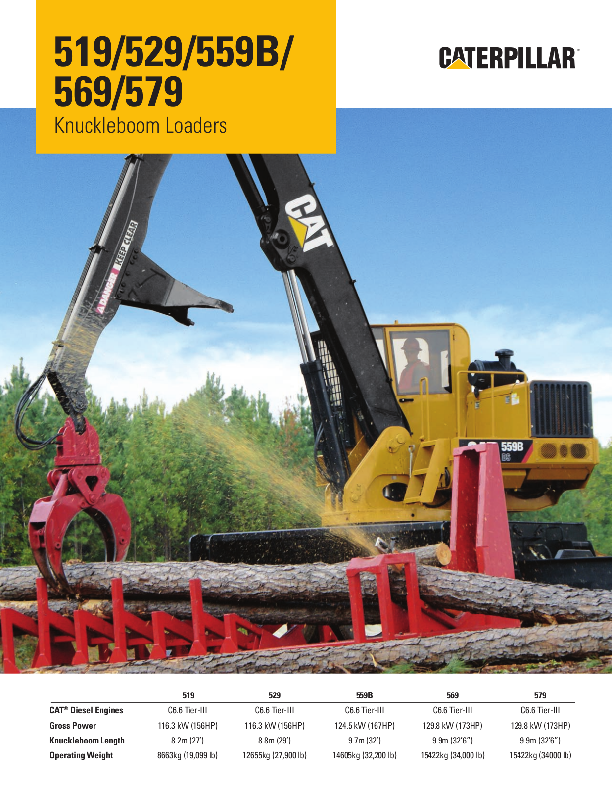 Caterpillar 579, 569, 529, 519, 559B BROCHURE - ManualMachine.com