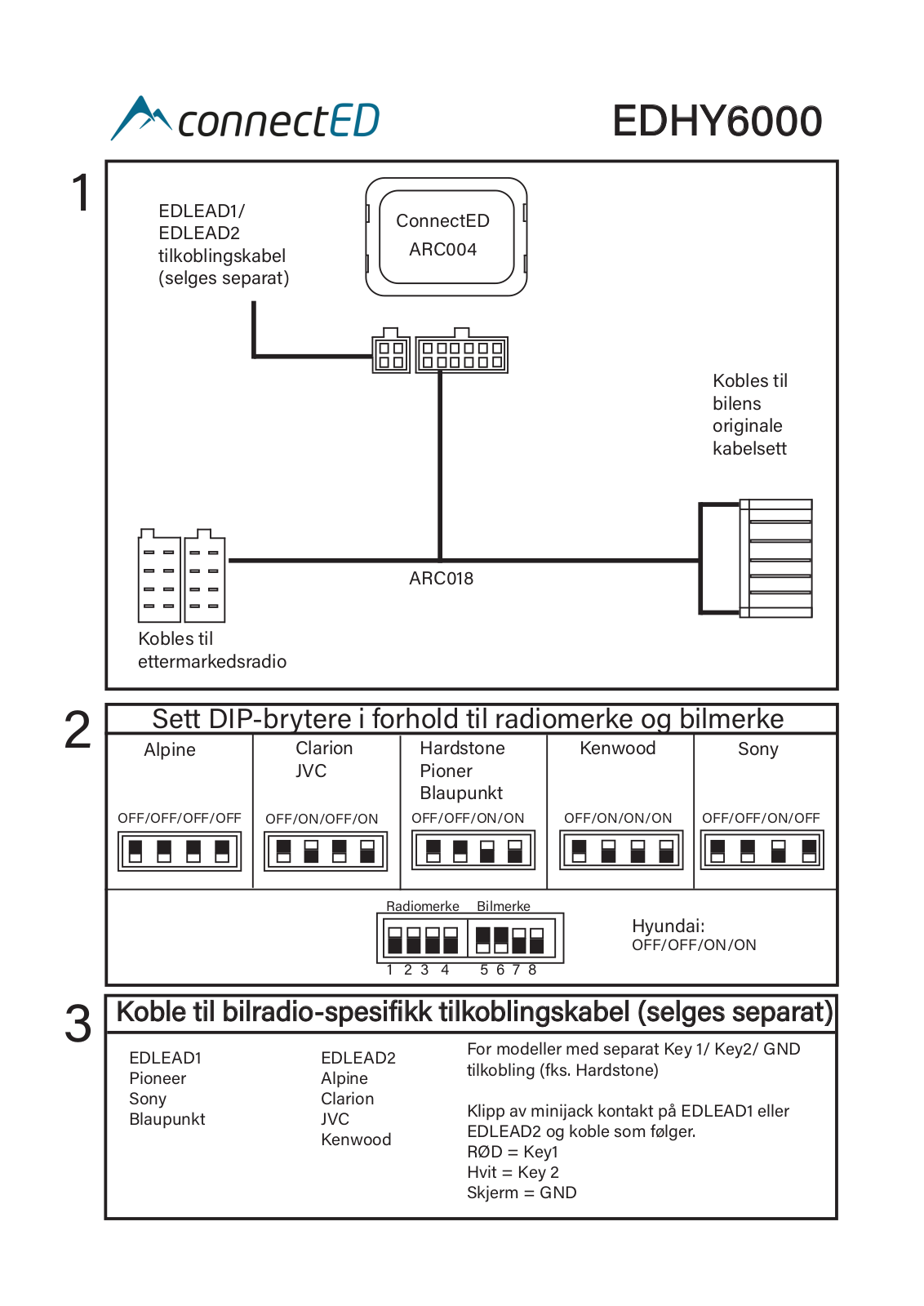 ConnectED EDHY6000 User guide - ManualMachine.com