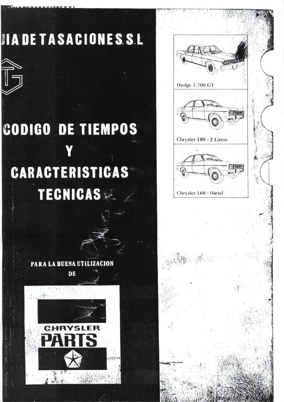 Dodge 3700 GT Parts catalog