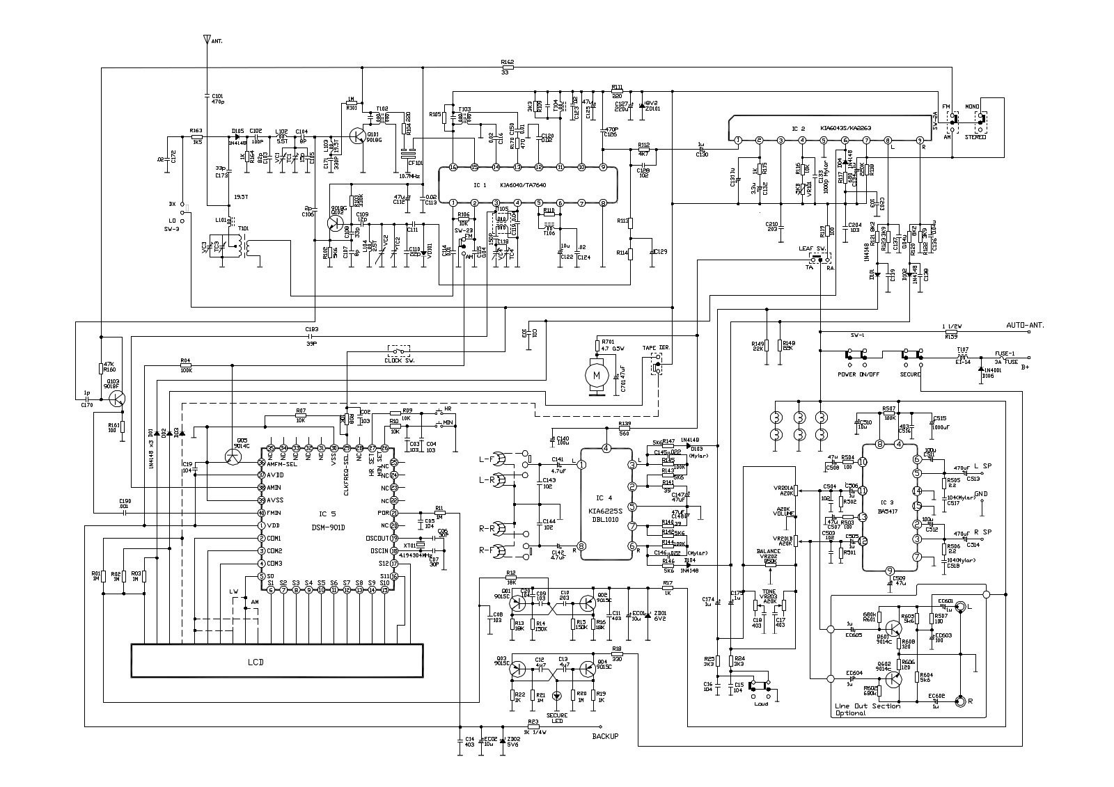 Vitek VT-3609 Schematic