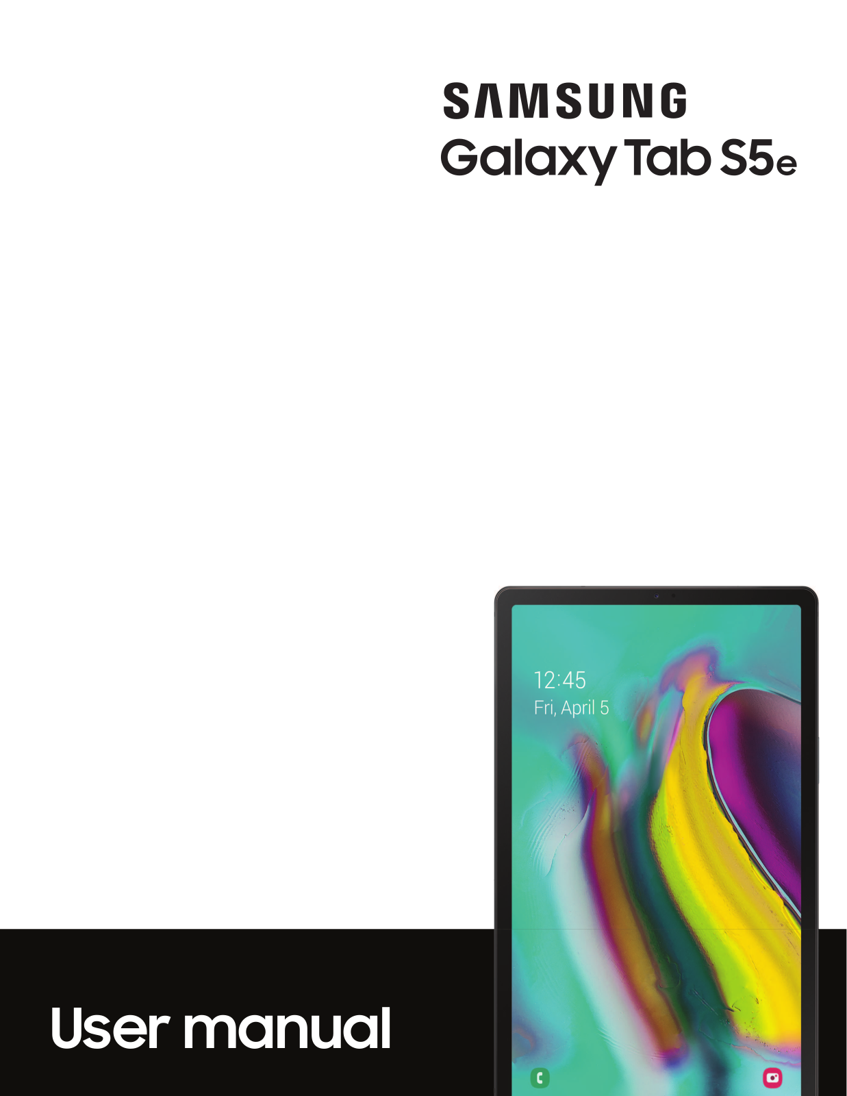 Samsung Galaxy TAB S5E User Manual