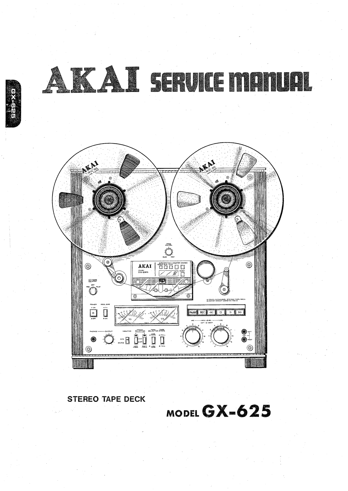 Akai GX-625 Service Manual