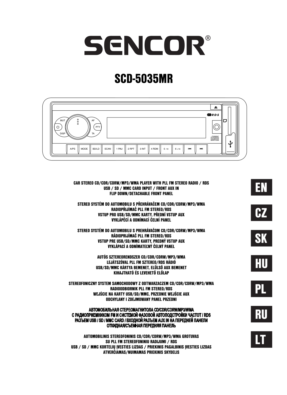 Sencor SCD 5035MR User Manual