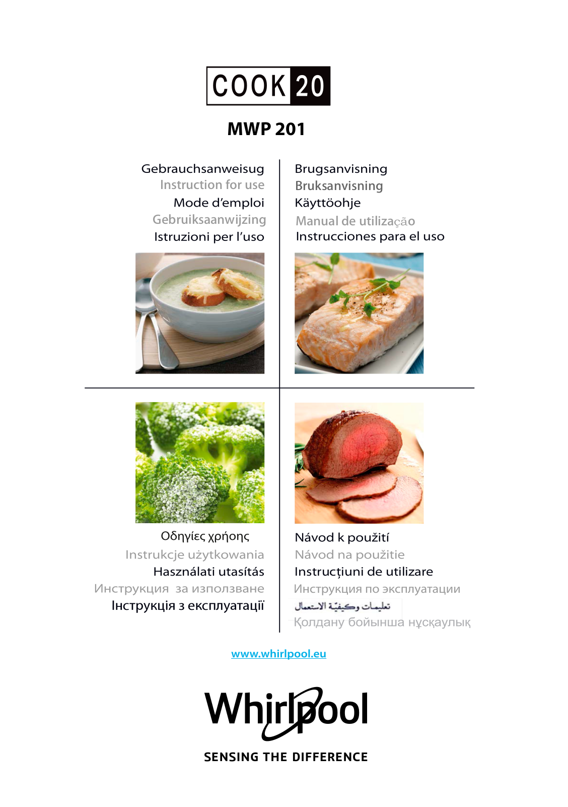 WHIRLPOOL MWP 201 SB Daily Reference Guide