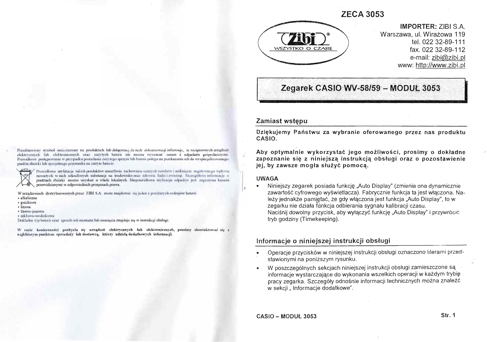 Casio 3053 User Manual - ManualMachine.com
