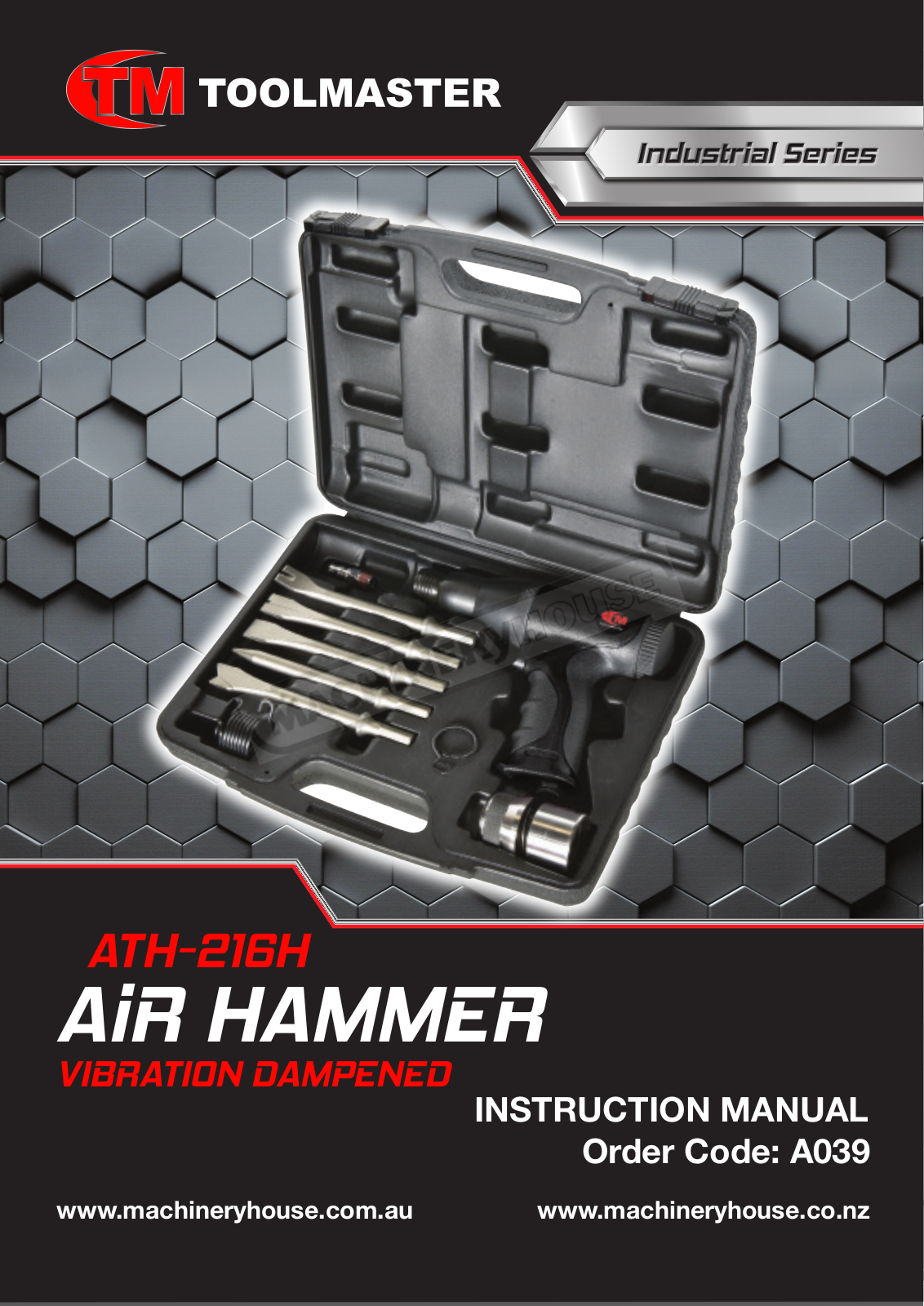 TOOLMASTER A039, ATH-216H Instructions Manual - ManualMachine.com