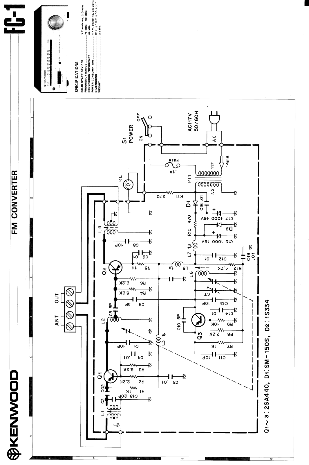 Kenwood FC-1 Schematic