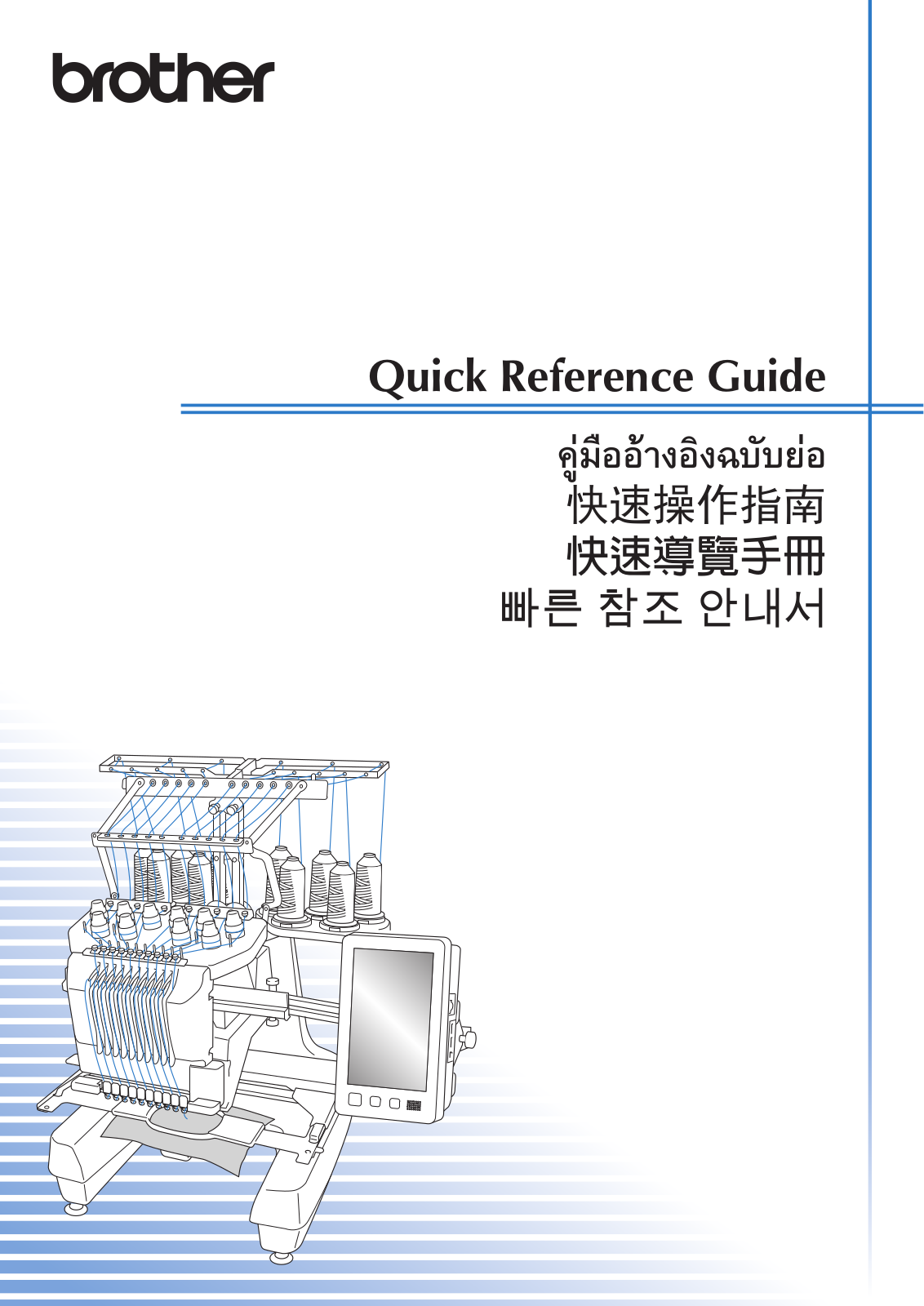 Brother PR1050X Quick Reference Guide