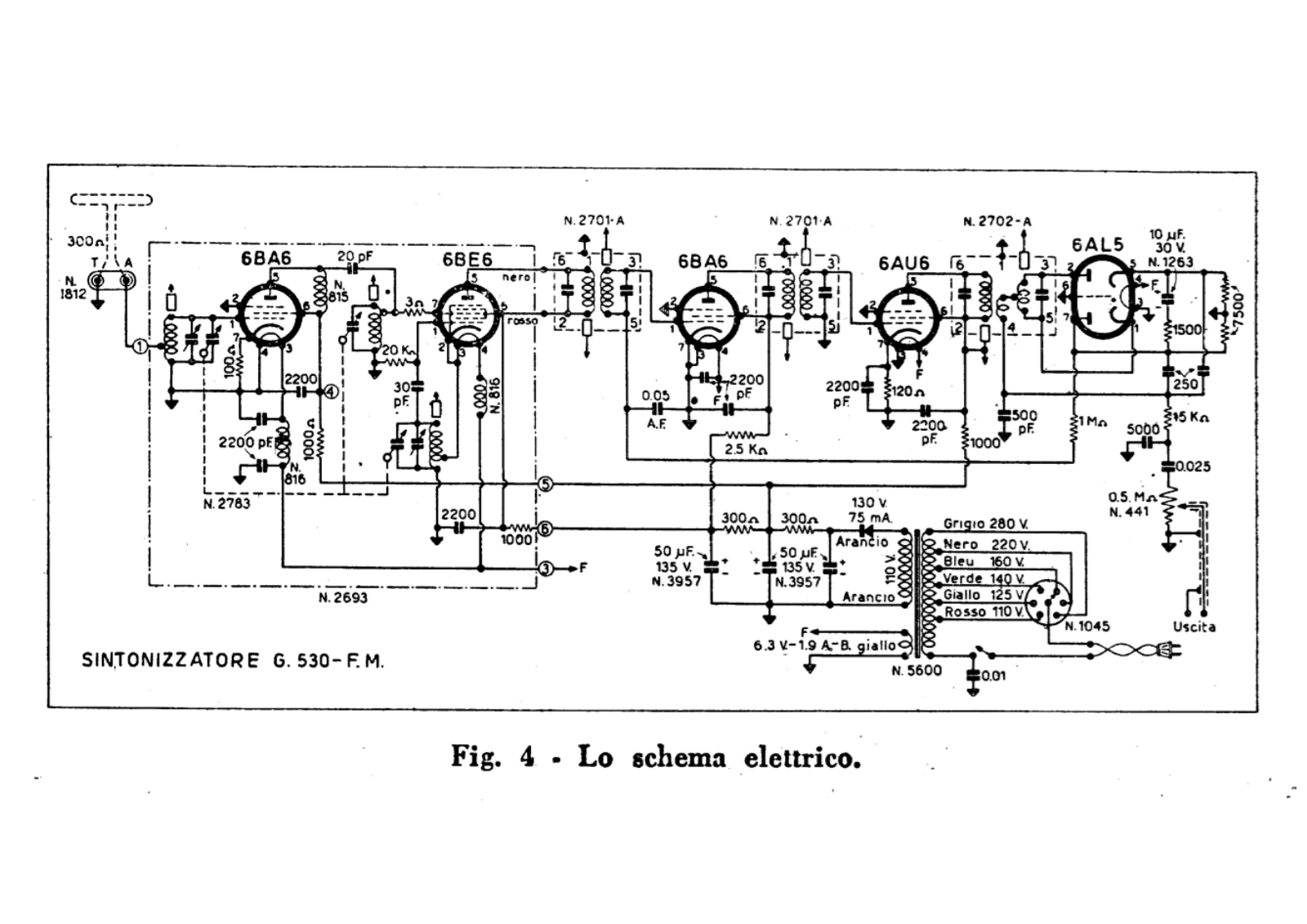 Geloso g530 schematic