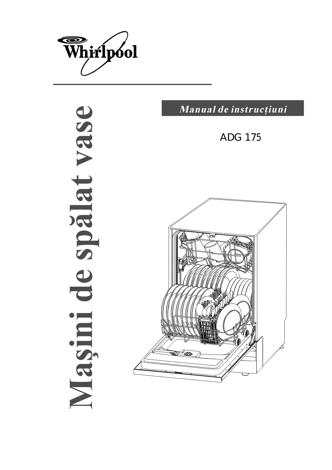 WHIRLPOOL ADG 175 User Manual