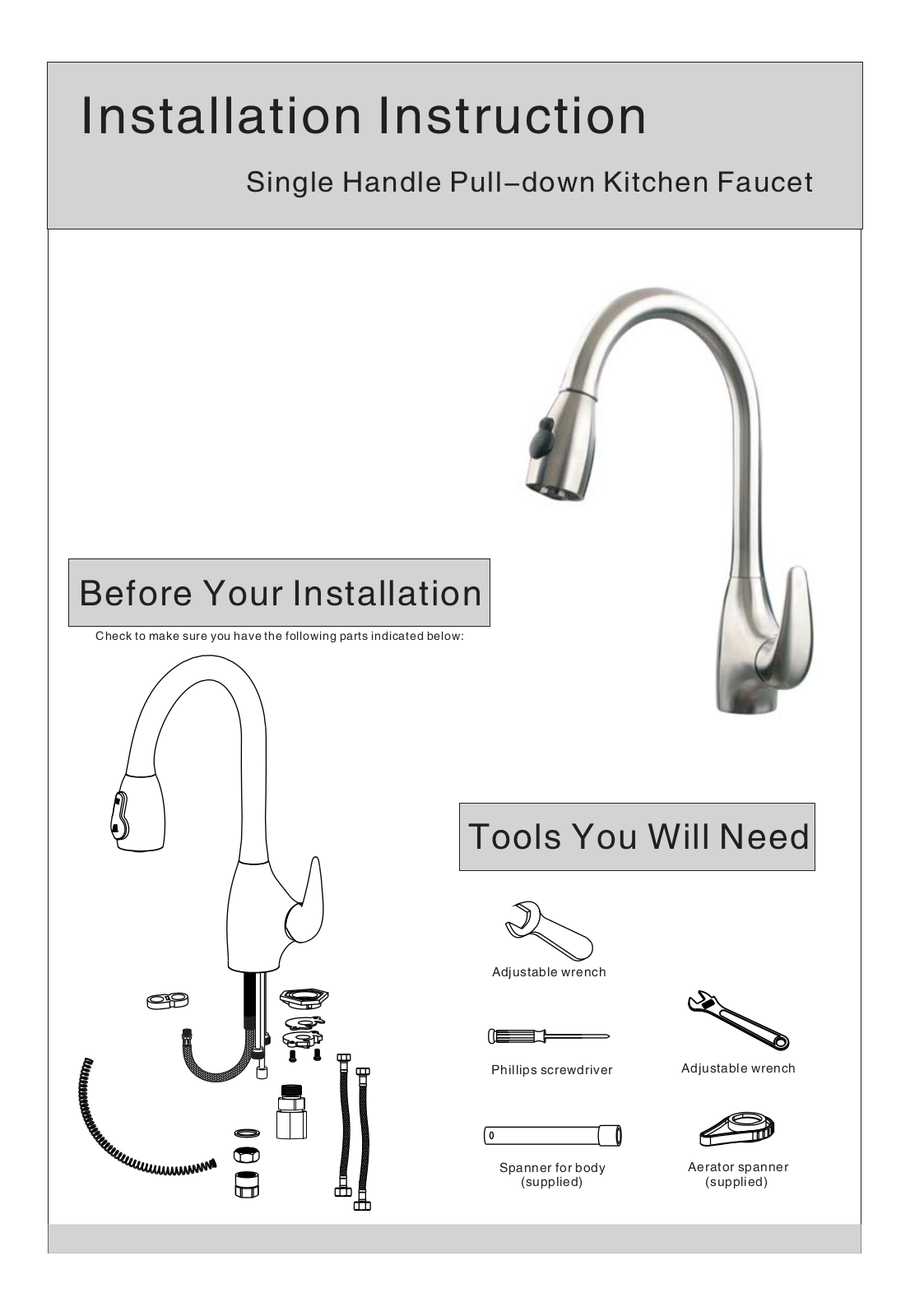 Kraus KHU123-32, KPF2170, SD20 User Manual