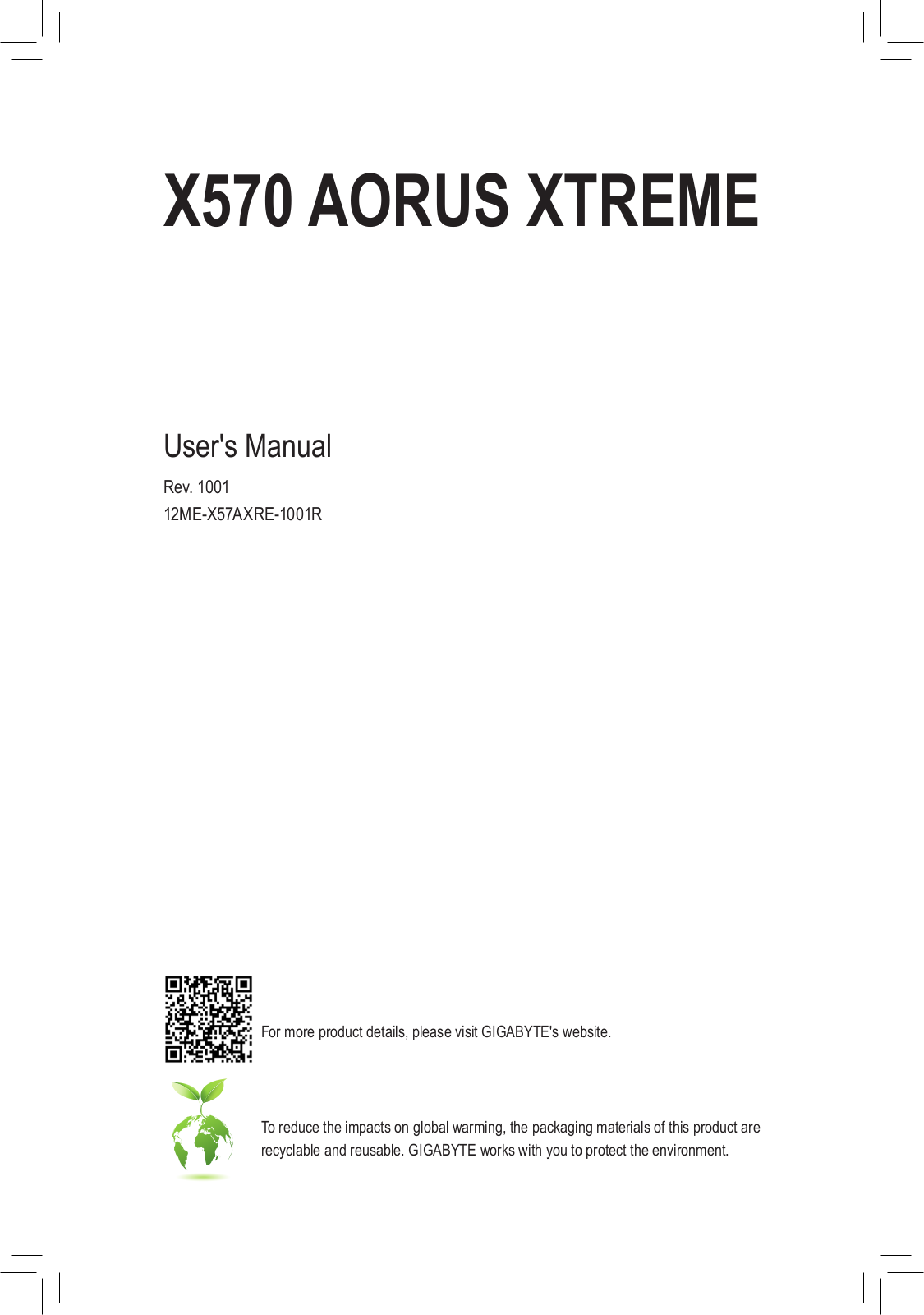 Gigabyte X570 Aorus Xtreme User Manual