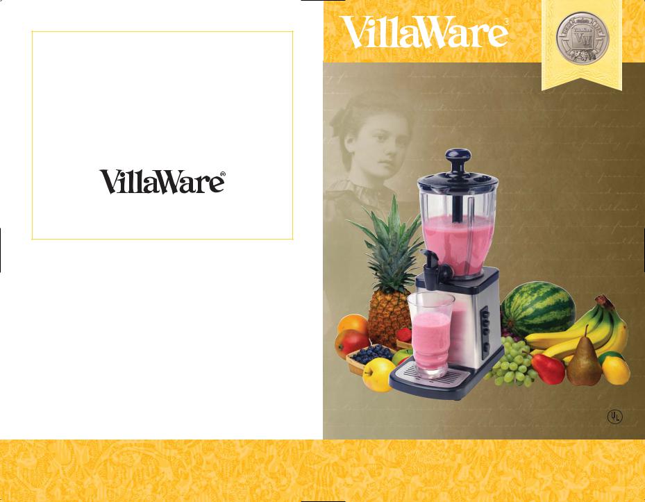 Villaware 5785 User Manual