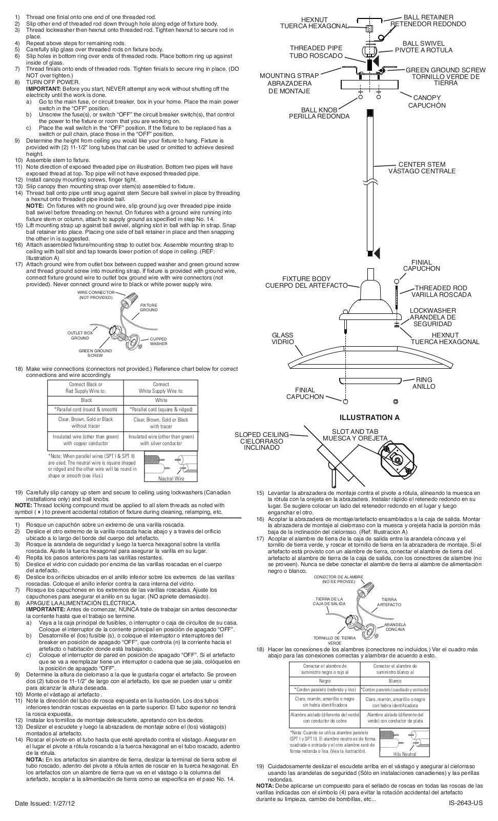 Kichler 2643 User Manual