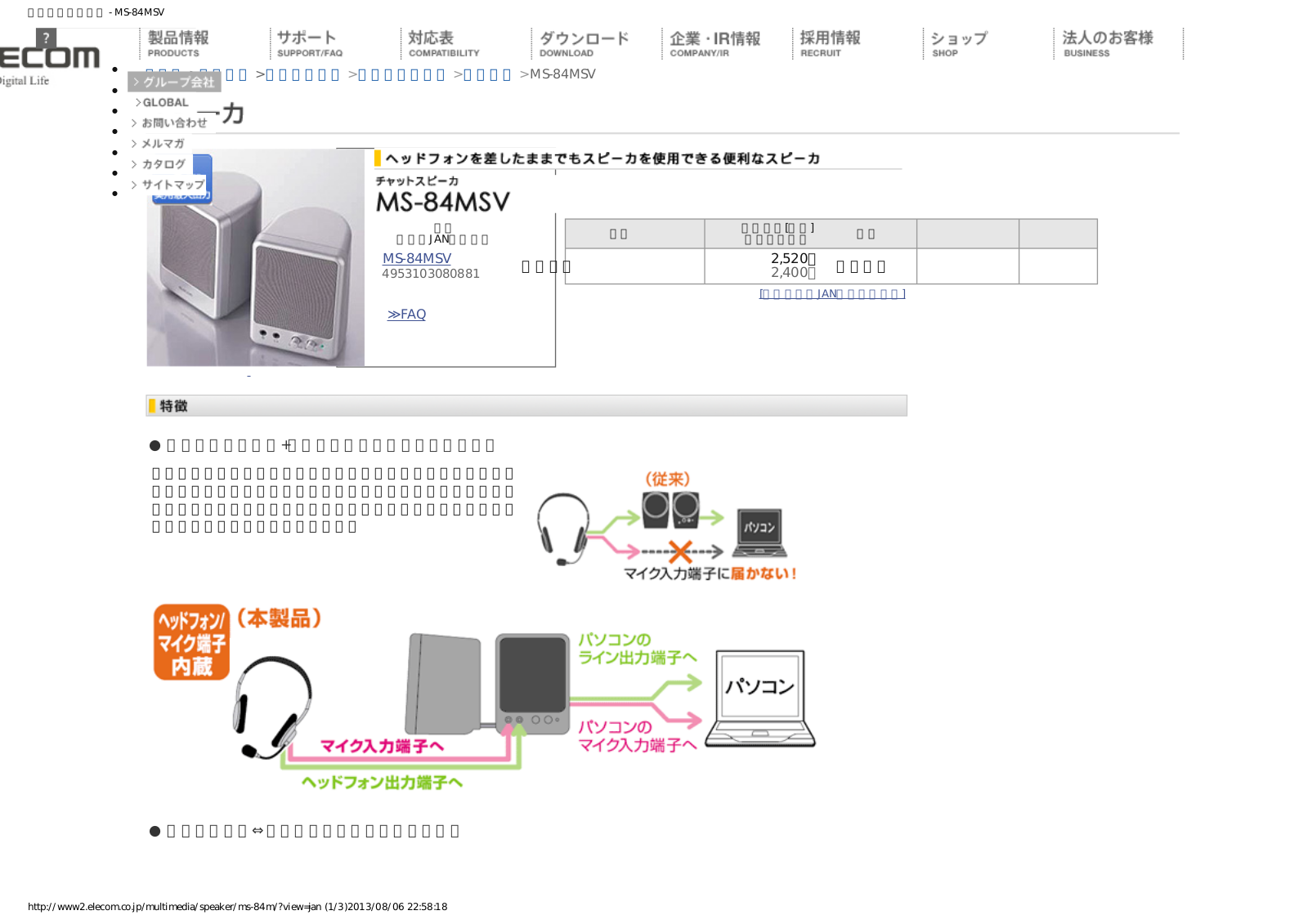 Ecom MS-84M User guide